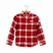 USC Trojans Youth Boys Garb Cardinal Hans Flannel Button Down Shirt